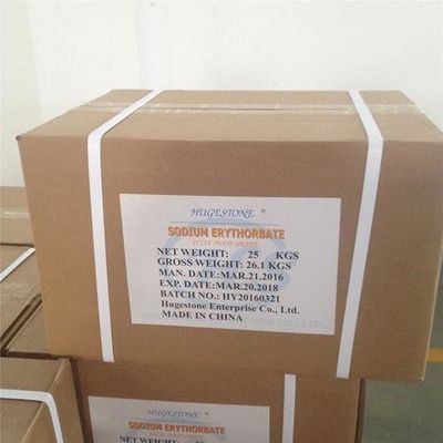 Erythorbate sódico de grado alimentario C6H7NaO6 en el material de embalaje de papel