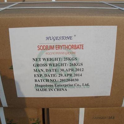 Erythorbate sódico de grado alimentario C6H7NaO6 en el material de embalaje de papel