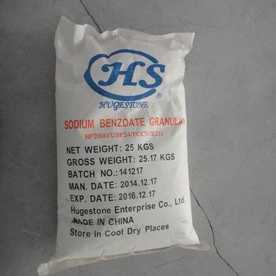 Aditivo alimentario Benzoato de sodio NaC6H5CO2 CAS 532-32-1 EINECS 208-534-8 para la industria alimentaria