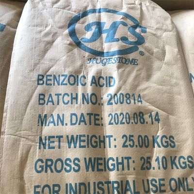 Ácido benzoico de alta pureza 99% FCCIV con fórmula molecular C6H5COOH