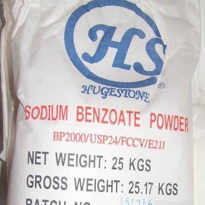 Conservante de alimentos Benzoato de sodio en polvo 99% EINECS 208-534-8 Recursos químicos orgánicos