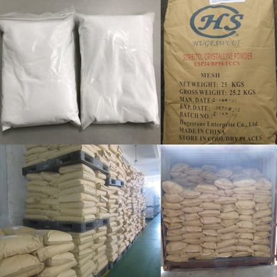 Edulcorante alimenticio Sorbitol C6H14O6 CAS 50-70-4 con y Densidad 1.489 g/cm3