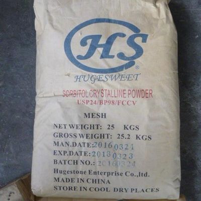 Edulcorante alimenticio Sorbitol C6H14O6 CAS 50-70-4 con y Densidad 1.489 g/cm3