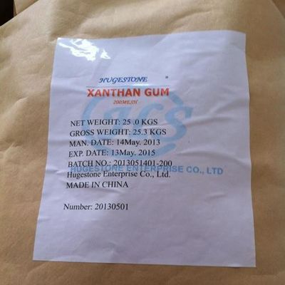 Aditivo alimentario goma de xantano C35H49O29 CAS 11138-66-2 con número de estabilización del SA 39139000