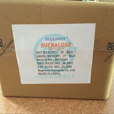 El contenido de sucralosa en los edulcorantes para la quimiosíntesis no excede del 25% del contenido de sucralosa en los edulcorantes para la quimiosíntesis.