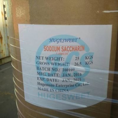 Edulcorante Sodio Sacarina de grado alimenticio con la fórmula EINECS 204-886-1 C7h4nnao3s.2 H2O
