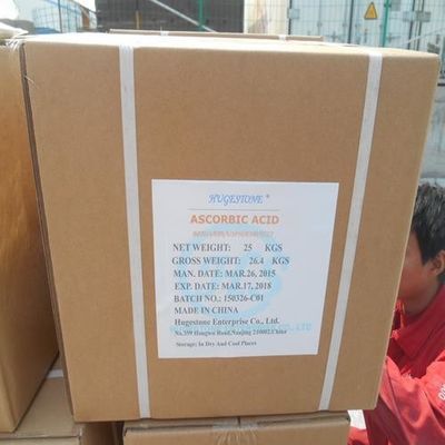 Ácido ascórbico Vitamina C en polvo con acidez Pka 11.6 Segundo BP/USP/EP/JP/FCC